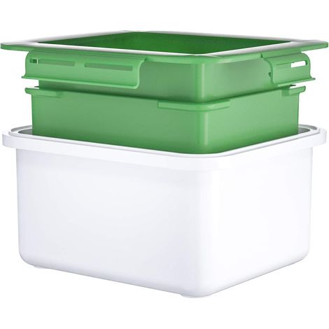 Presse À Tofu - Polypropylène - Pour Égoutter Et Compacter Le Tofu Frais - Usage Cuisine Maison - 1 Pièce (1/5)