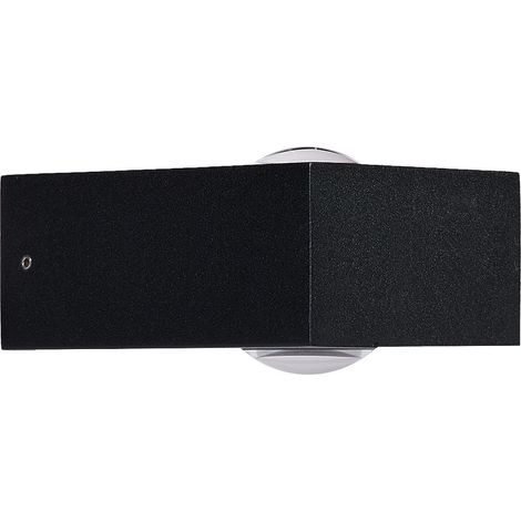 Applique ZERA noir 3000K 250lm 3W IP65 éclairage haut et bas - EUROPOLE - 37900