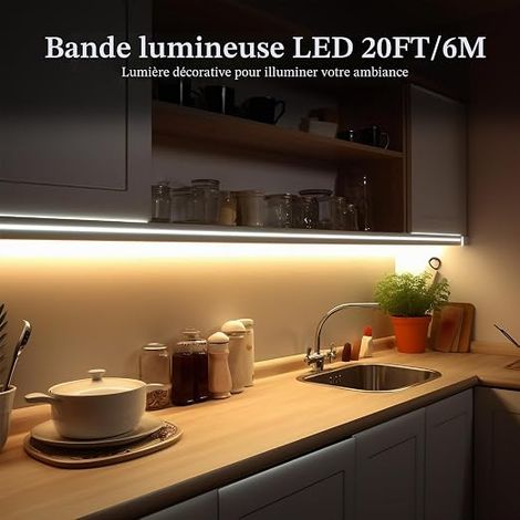 Ruban LED COB 12V 6M 3000K Sans Étanche (1/4)