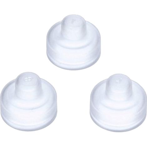 Lot de 3 capuchons blanc sicomatic