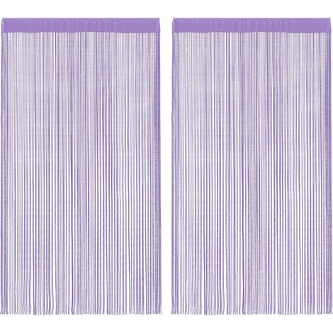 Maison Exclusive - Tende a Filo 2 pz Viola 100x250 cm