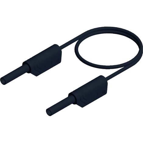 Hirschmann Test & Measurement MVL S 25/1 Au Sicherheits-Messleitung Lamellenstecker 2 mm Lamellenste