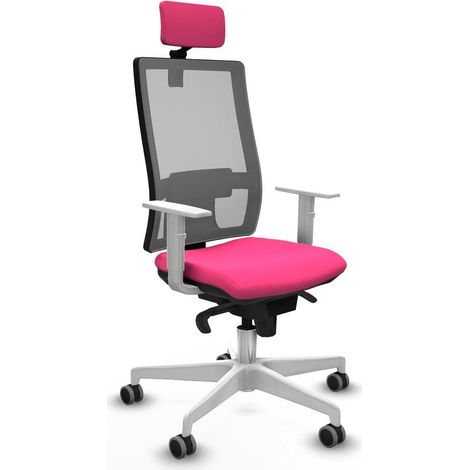 Piqueras y Crespo 4B026G2 Chaise de bureau rose ergonomique