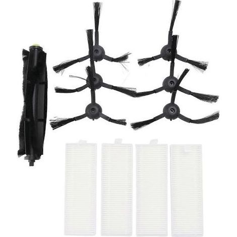 Pièces détachées et accessoires pour l'aspirateur robot 360 S10 X100 Max : brosse principale, brosse latérale (1/5)