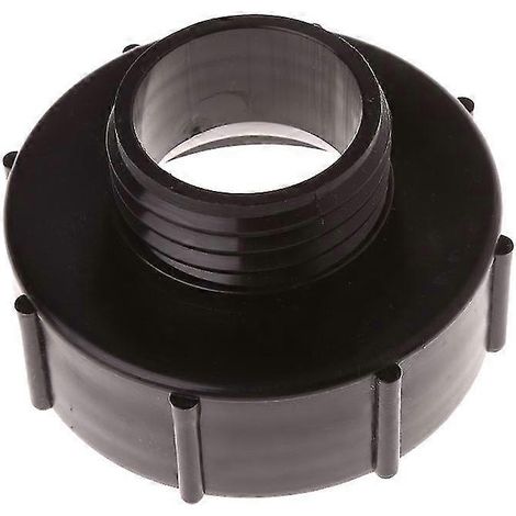 Adaptateur de vidange alimentaire pour conteneur IBC d'une tonne, filetage grossier de 3,94 pouces vers robinet flexible de 1,97 pouce (1/5)