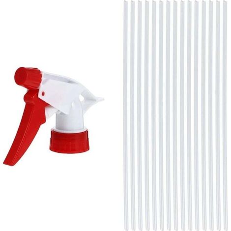 15 ugelli a spruzzo con tubi di aspirazione. Set di ugelli a spruzzo. Irrigatori per impieghi gravosi per l'irrigazione delle piante. Ricambi e prodotti per la pulizia degli irrigatori Crezuo.