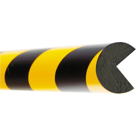 Moravia Prallschutz MORION Kreis Kantenschutz 40 x 40 mm Länge 1000 mm gelb/schwarz magnetisch (1/5)