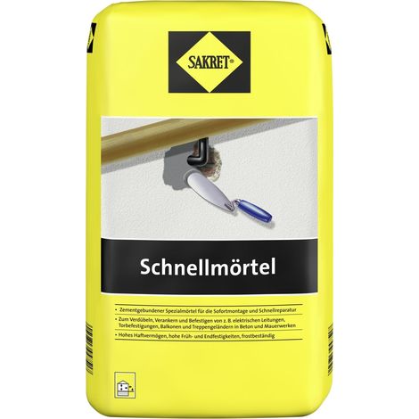 SAKRET Schnellmörtel 10 kg Sack Estrich & Mörtelprodukte