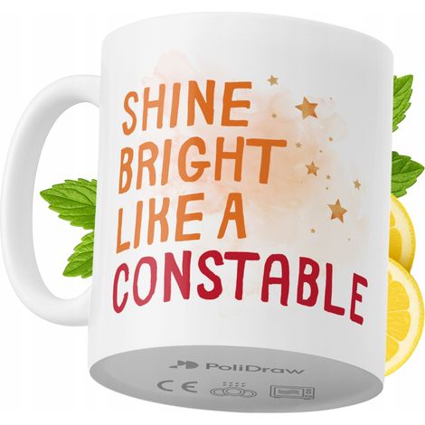 Lustige Kaffeetasse mit witzigem Textdesign für Polizisten – ideal für Geburtstage, Namenstage, Feiertage und besondere Anlässe. Hochwertige Tasse für Zuhause, Büro und Arbeit. Farbe: Weiß, 330 ml.