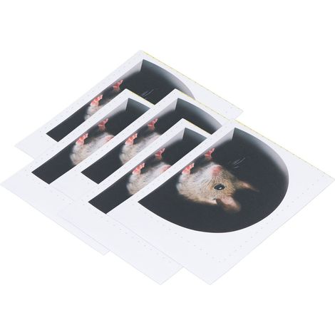 Lot de 20 autocollants muraux souris réalistes et adorables pour plinthes, meubles, cuisine et déco maison – Modèle 2 (1/5)