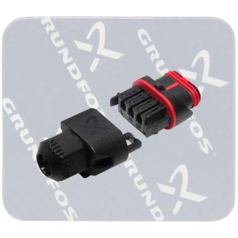 Grundfos ALPHA-Stecker gerade komplett, Zubehör für Umwälzpumpen (1/2)