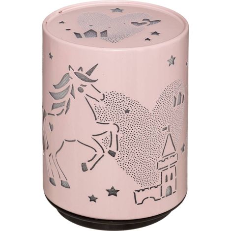 Moderna luz nocturna a pilas H.13cm metal - Atmosphera créateur d'intérieur