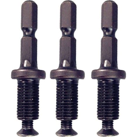 Mandrin de perçage à tige hexagonale filetée, pièces pour mini tour, compatibilité 6mm 10mm 13mm et 3/8-24UNF