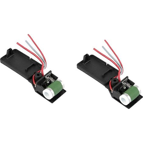 Deux résistances de moteur de ventilateur de radiateur de refroidissement de moteur automobile 17117541092R, compatibles avec les pièces automobiles Mini Cooper R50 R52 R53 2003-2008. (1/5)
