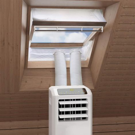 Dichtungssatz für mobile Klimageräte, Türen und Fenster, Klimaanlagen, Trockner und Luftentfeuchter, mit Reißverschluss (1/5)