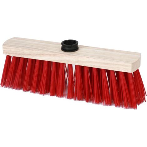 Bodenbürste aus Holz mit Keramikboden + Aufsatz 29 cm
