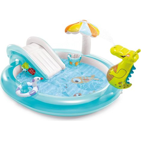 Poolrutsche wasserspielplatz planschbecken intex 57165