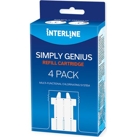 Interline Summer Simply Genius 4er Nachfüllset  Weiß 