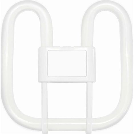 GR10q 4-Pin-Glühbirne, 28W, warmweißes Licht 3500K, 2000 Lumen, 2D quadratische Kompaktleuchtstofflampe CFL, 4-Pin-Glühbirne, 220V AC, GR10q DD flache Schmetterlingsglühbirne. (1/5)