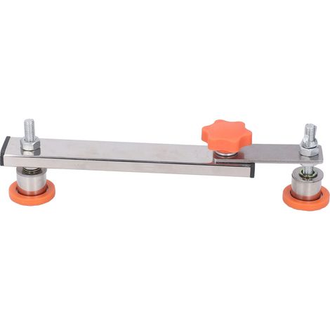 Support fixe scie à couper 6 pieds caoutchouc antiglisse 2 bras repliables amortisseurs chocs socle machine découpe inox (1/5)