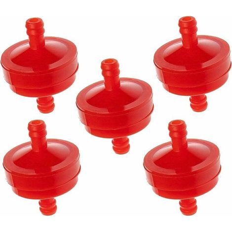 5x Replacement fuel filters for MTD 951-3013, BS-394358 for lawnmower engines without fuel pump - (1/3)