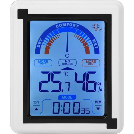 météo numérique à écran tactile LCD thermomètre et (1/4)