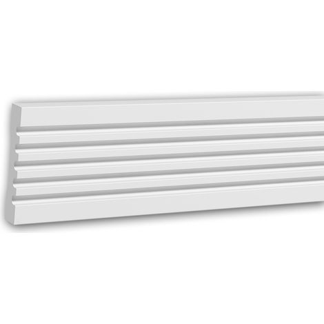 Cornice Parete 151370F Profhome modanatura tipo stucco cornice flessibile modanatura design moderno bianco 2 m