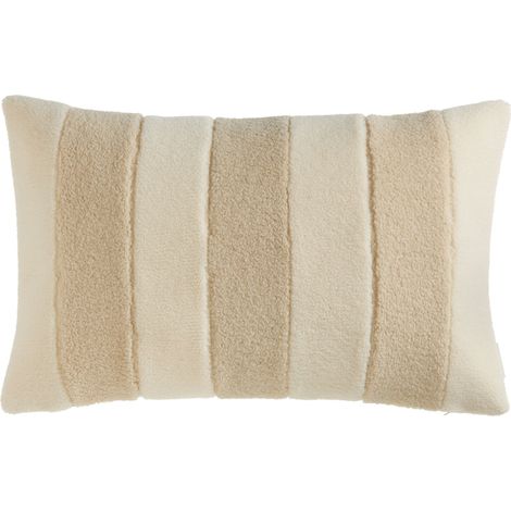 TOM TAILOR Funda de cojín decorativo TEDDY - 1 unidad 60x40 cm, Beige