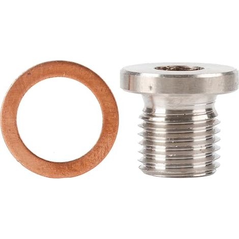 Oxygen Sensor Exhaust Cap, M12 x 1.25 mm O2 Sensor Plug for Motorcycle and Auto