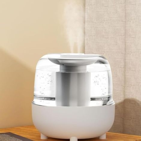 Humidificateur sans fil alimenté par la batterie : humidificateur d'air rechargeable sans fil avec réservoir de remplissage de 4 L, diffuseur de brume froide ultra calme Fabricant portable pour (1/5)