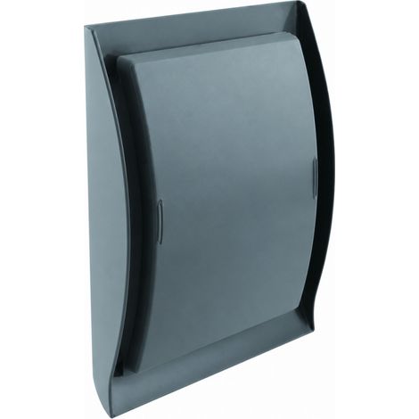 Griglia di ventilazione NEOLIA Design D.125 in finto acciaio inossidabile spazzolato (1/3)