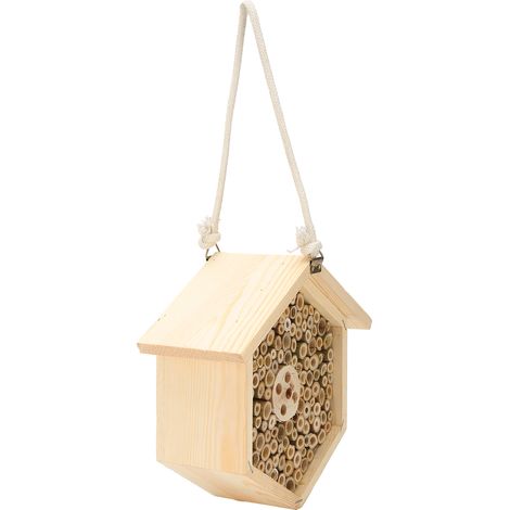 Maisons à insectes en bois pour vergers, ruches, décorations de jardin, nichoirs, hôtels à insectes, hôtels à insectes suspendus dans les jardins. (1/5)