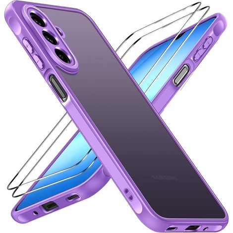 Handyhülle Panzerglas Stoßfest Samsung Galaxy A17 4G 5G Helllila (1/5)