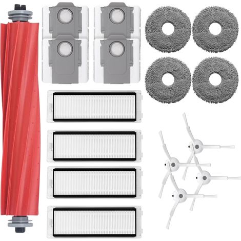 Set completo di spazzole, filtri, panni e sacchetti per la polvere per Roborock Q Revo - Bianco (1/5)
