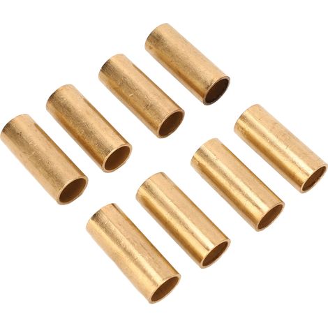 Lot de 8 bagues de fixation en bronze pour ressorts à lames de remorque, diamètre intérieur 9/16 po, diamètre extérieur 11/16 po, pour égaliseurs de ressorts à double œillet (1/5)