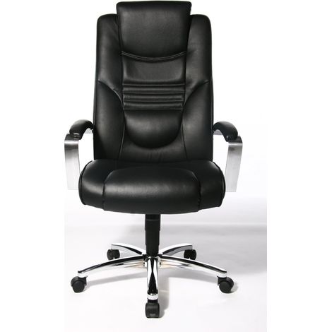 Chaise bureau Soft Lux Leder noir (1/5)