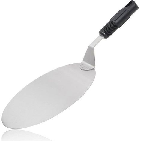 Filiyano-Pelle à pizza - Pelle à gâteau ronde de 25 cm en acier inoxydable. Idéale pour la cuisson sur pierre à pizza, four et grill. (1/5)