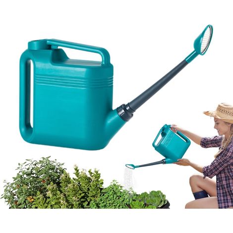 Arrosoir avec Deux poignées, tête à arroser et système d'irrigation Arrosoir De Jardin Pour Intérieur Extérieur Jardin Terrasse Balcon Fleurs Arbustes Bain Pour Animaux (1/5)