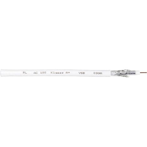 interkabel AC 100-25 cable coaxial blanco 25 metros
