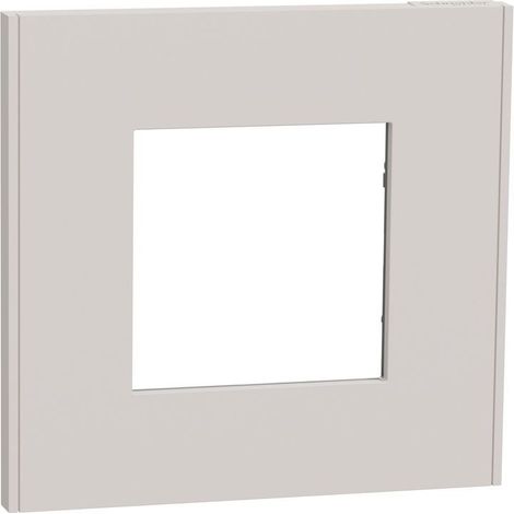 Unica Déco - Plaque de finition - Gris pierre - 1 poste (NU600224) (1/3)