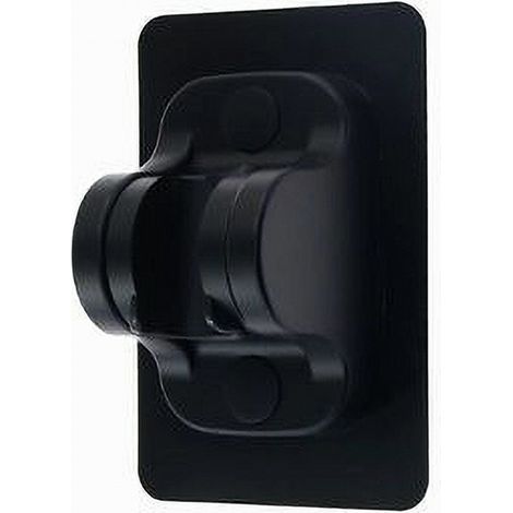 Cleafe - Supporto Per Soffione Doccia Adesivo Angolo Regolabile Parete Staffa Nero 87138 - (1/2)