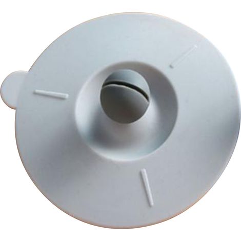 Couvercle universel rond en silicone gris anti-poussière, avec poignée, pour tasses en verre et céramique (1/5)
