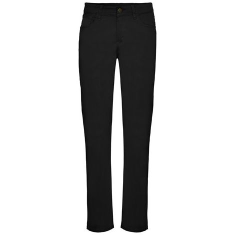 Pantalón largo de mujer para hostelería de estilo vaquero HILTON ROLY 36 Negro (1/3)
