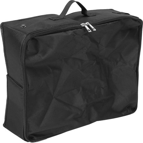 Bac à litière de voyage portable pour chat avec couvercle étanche et pliable, doté de deux fermetures éclair scellées. (1/5)