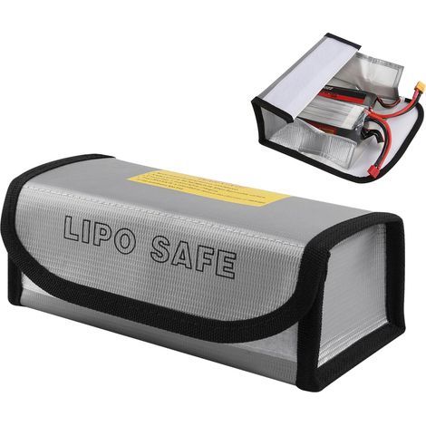 LiPo Guad Sac de Potection Ignifuge pou Batteie,Sac de Potection de sécuité Ignifuge,Sac de Batteie Lipo,Sac de Batteie Ignifuge (1/5)