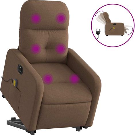 Maison Exclusive - Elektrischer Massagesessel mit Aufstehhilfe Br