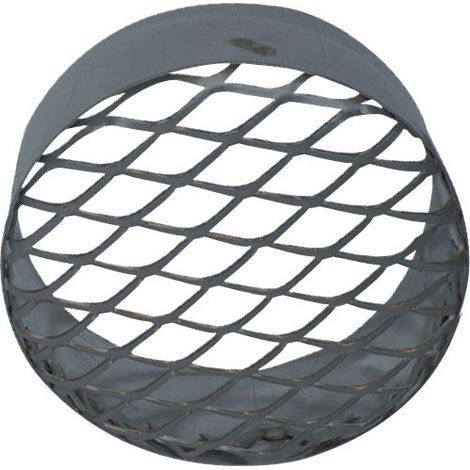 Griglia rotonda inox - ø 80 mm per aspirazione alta dell'aria comburente 0000051006F
