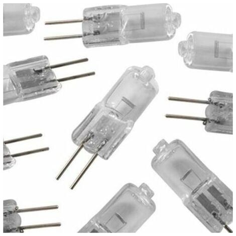 10x DC 12V Ampoules Halogènes GY6.35/G6.35 50W à Intensité Variable Blanc Chaud 2700K 2 Broches Transparent Ampoule Capsule Pour Lustre, Lampe de Bureau, Lampe Suspendue, Lampe à Suspendre (1/4)