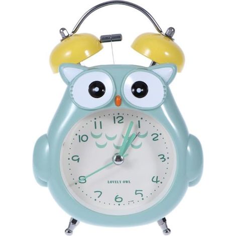 ULTECHNOVO Réveil Hibou Silencieux Vert en Plastique Lumière (1/5)