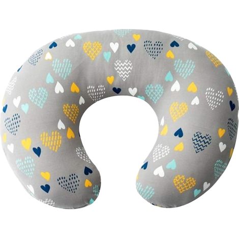L'oreiller pour bébé en tissu fleuri, utilisé comme oreiller d'allaitement, procure une sensation de confort doux et élastique. (1/4)